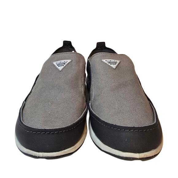 8.5W Columbia Bahama Vent Slip On Loafer Gray PFG Fishing Deck Boat Dock Shoes - Picture 3 of 11